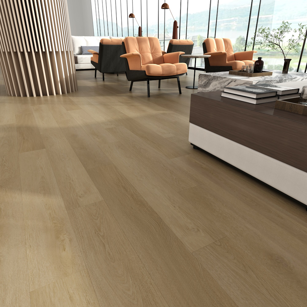 Ultimate Carriage Hickory 6mm SPC Vinyl Plank Flooring w/Pad